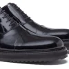 Uomo GUIDOMAGGI Cerimonia | Stringate>Trocadèro - Classiche scarpe uomo con rialzo in Pelle Vernice Fino a 8 cm più alto