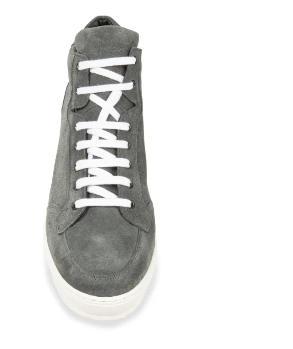 Uomo GUIDOMAGGI Sneakers>Tropea - Sneakers con rialzo in Pelle Scamosciato da 6 a 10 cm più alto