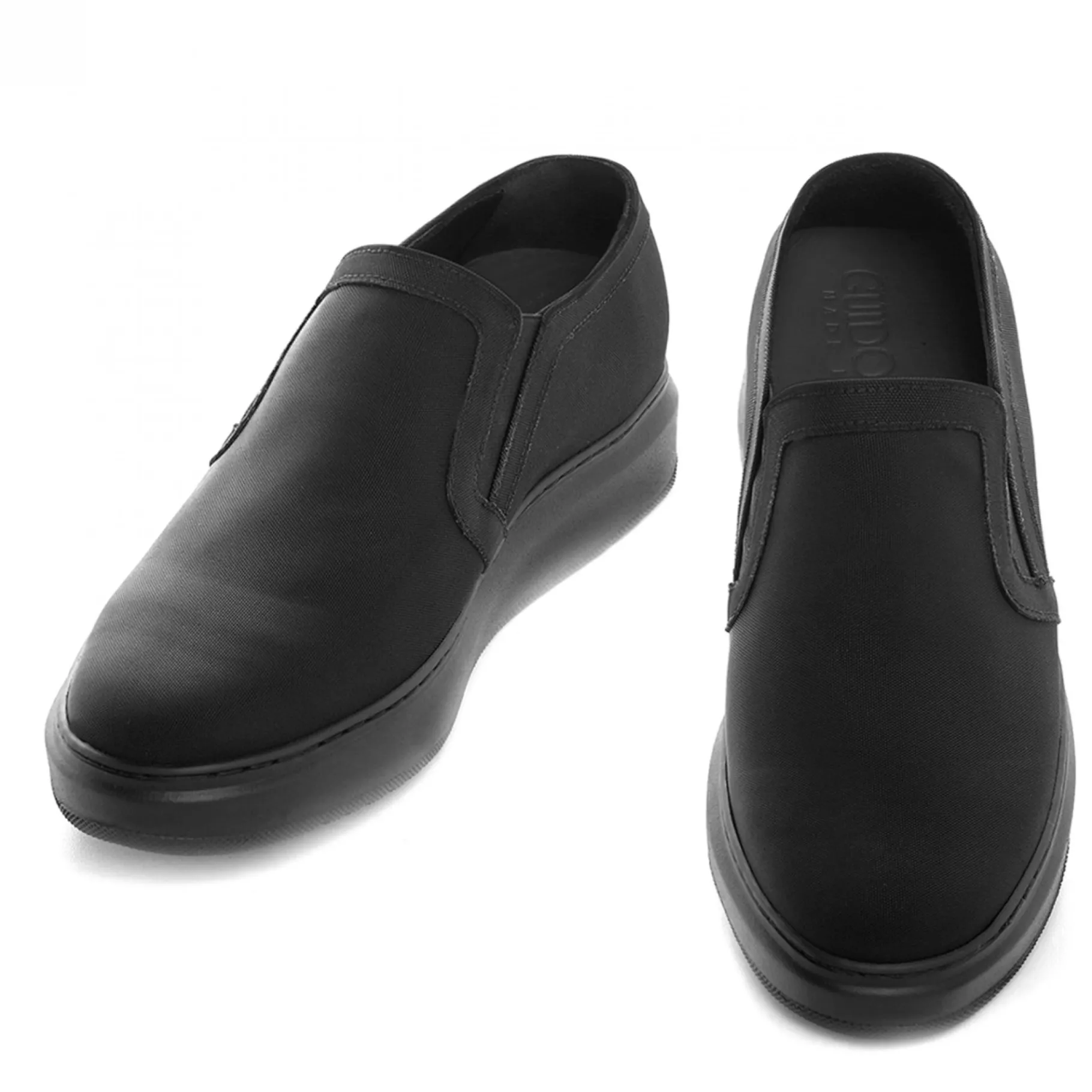 trunk_bay__slipon_con_ria_0.webp Uomo GUIDOMAGGI Slip-on>Trunk Bay - Slip-On con rialzo in Tessuto Fino a 6.5 cm più alto