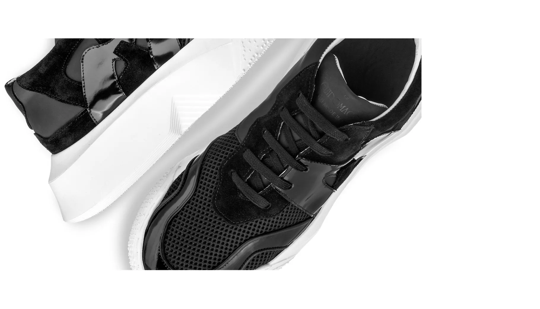 tyga__chunky_sneakers_in__4.webp Uomo GUIDOMAGGI Sneakers>Tyga - chunky sneakers in Mix Pelle/Tessuto Da 6 a 10 cm più alto