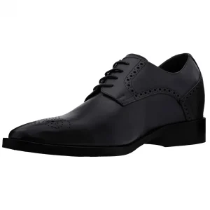 Uomo GUIDOMAGGI Stringate>United Kingdom - Classiche scarpe da uomo con tacco in Pelle Pieno Fiore fino a 8 cm più alto
