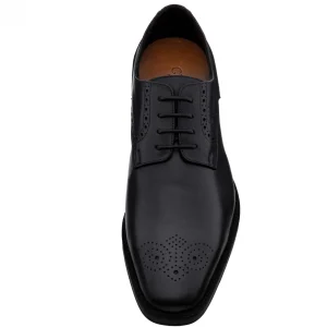 Uomo GUIDOMAGGI Stringate>United Kingdom - Classiche scarpe da uomo con tacco in Pelle Pieno Fiore fino a 8 cm più alto