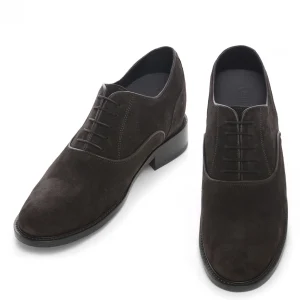 Uomo GUIDOMAGGI Cucitura Goodyear | Stringate>Urbino - Classiche rialzate da uomo in Pelle Scamosciato da 6 a 8 cm più alto