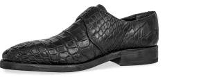 Uomo GUIDOMAGGI Scarpe In Pelle Esotica | Fibbie>Urus -classica scarpe con rialzo in Pelle Coccodrillo con suola Good Year Da 6 a 8 cm più alto