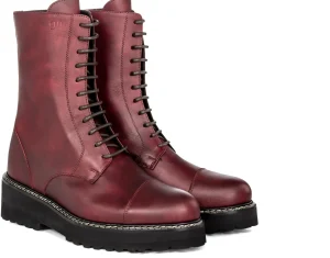 Uomo GUIDOMAGGI Stivali Da 12 A 15 Cm>Varanasi - Stivali con rialzo in Mix Pelle/Tessuto Da 10 cm a 15 cm più alto
