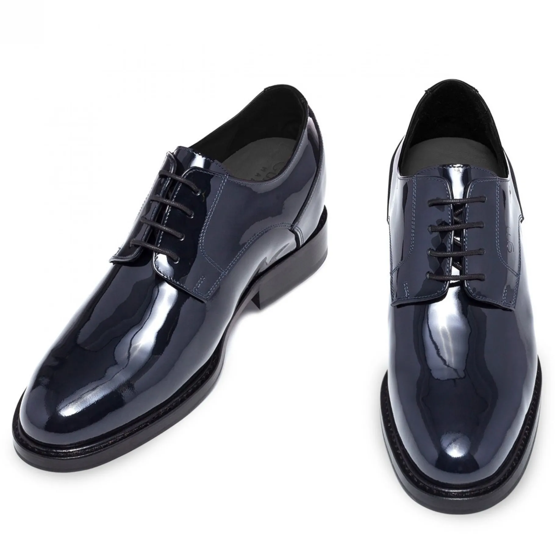 via_della_spiga__classich_0.webp Uomo GUIDOMAGGI Cerimonia | Stringate>Via della Spiga - Classiche scarpe con rialzo in Pelle Vernice Fino a 8 cm più alto