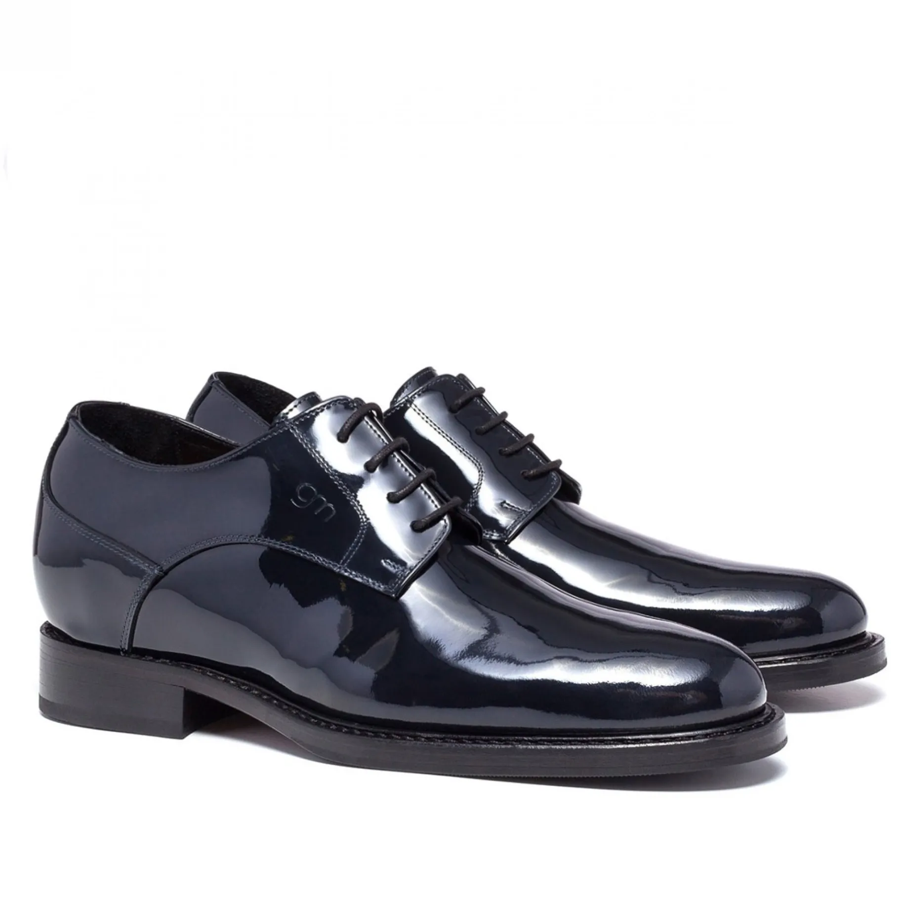 via_della_spiga__classich_4.webp Uomo GUIDOMAGGI Cerimonia | Stringate>Via della Spiga - Classiche scarpe con rialzo in Pelle Vernice Fino a 8 cm più alto