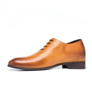 Uomo GUIDOMAGGI Stringate>Via della Vigna Nuova - Classiche con rialzo interno in Pelle Pieno Fiore Fino a 8 cm più alto
