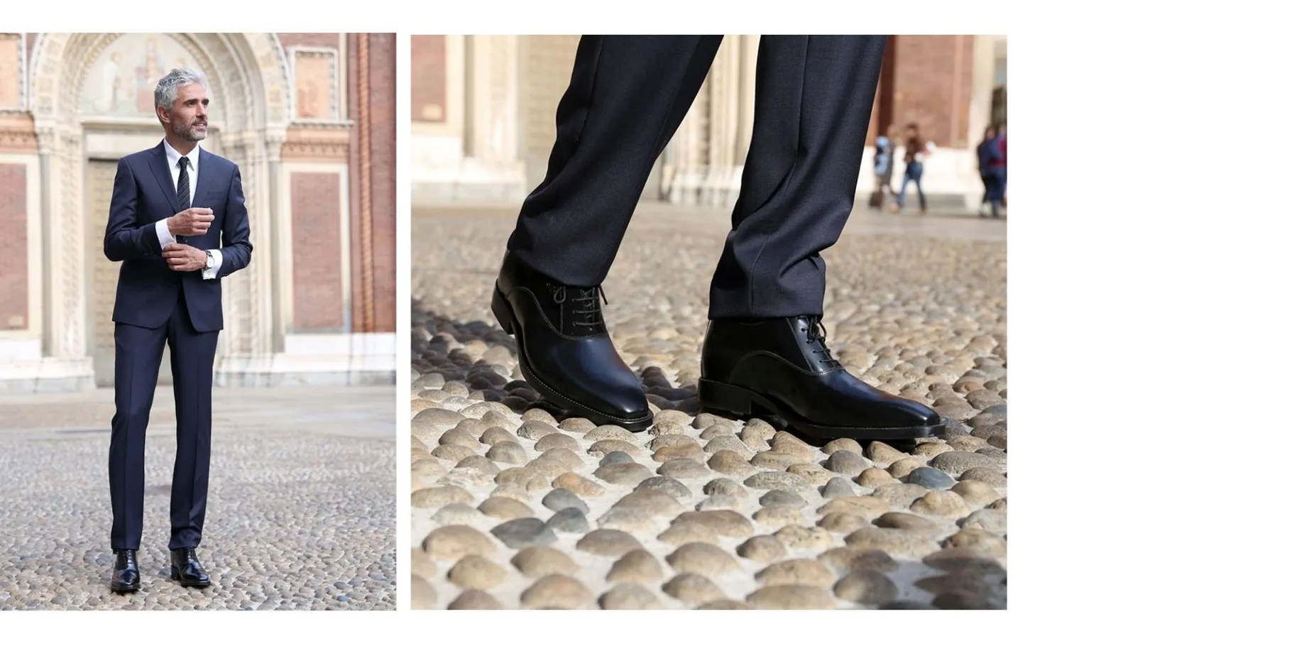 via_fiori_chiari__scarpe__4.webp Uomo GUIDOMAGGI Cerimonia | Stringate>Via Fiori Chiari - Scarpe Classiche rialzate in Pelle Spazzolato Fino a 8 cm più alto