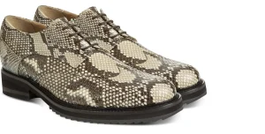 Uomo GUIDOMAGGI Scarpe In Pelle Esotica | Stringate>Volterra - scarpe rialzanti in Pelle Da 6 a 8 cm più alto