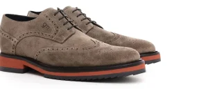 Uomo GUIDOMAGGI Stringate>Westwood - Classiche scarpe rialzanti in Pelle Scamosciato da 6 a 8 cm più alto