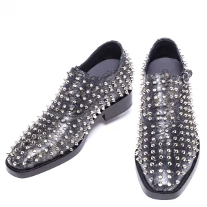 Uomo GUIDOMAGGI Fibbie>Williamsburg - Classiche  scarpe uomo con rialzo  in Pelle Pieno Fiore Fino a 8 cm più alto