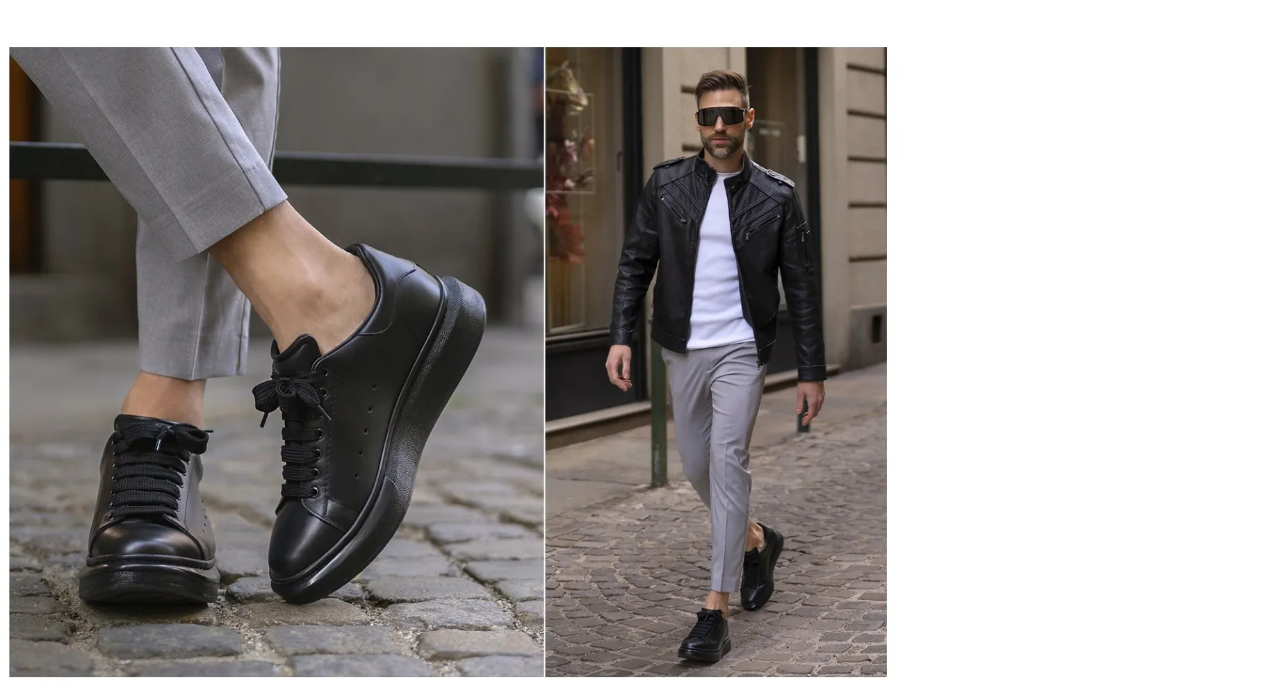 woodside__sneakers_rialza_5.webp Uomo GUIDOMAGGI Sneakers>Woodside - Sneakers rialzante da uomo in Pelle Pieno Fiore da 6 a 8 cm