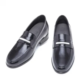 Uomo GUIDOMAGGI Penny Loafers | Cerimonia>Zagreb - Mocassini con rialzo interno in Pelle Spazzolata Fino a 8 cm più alto