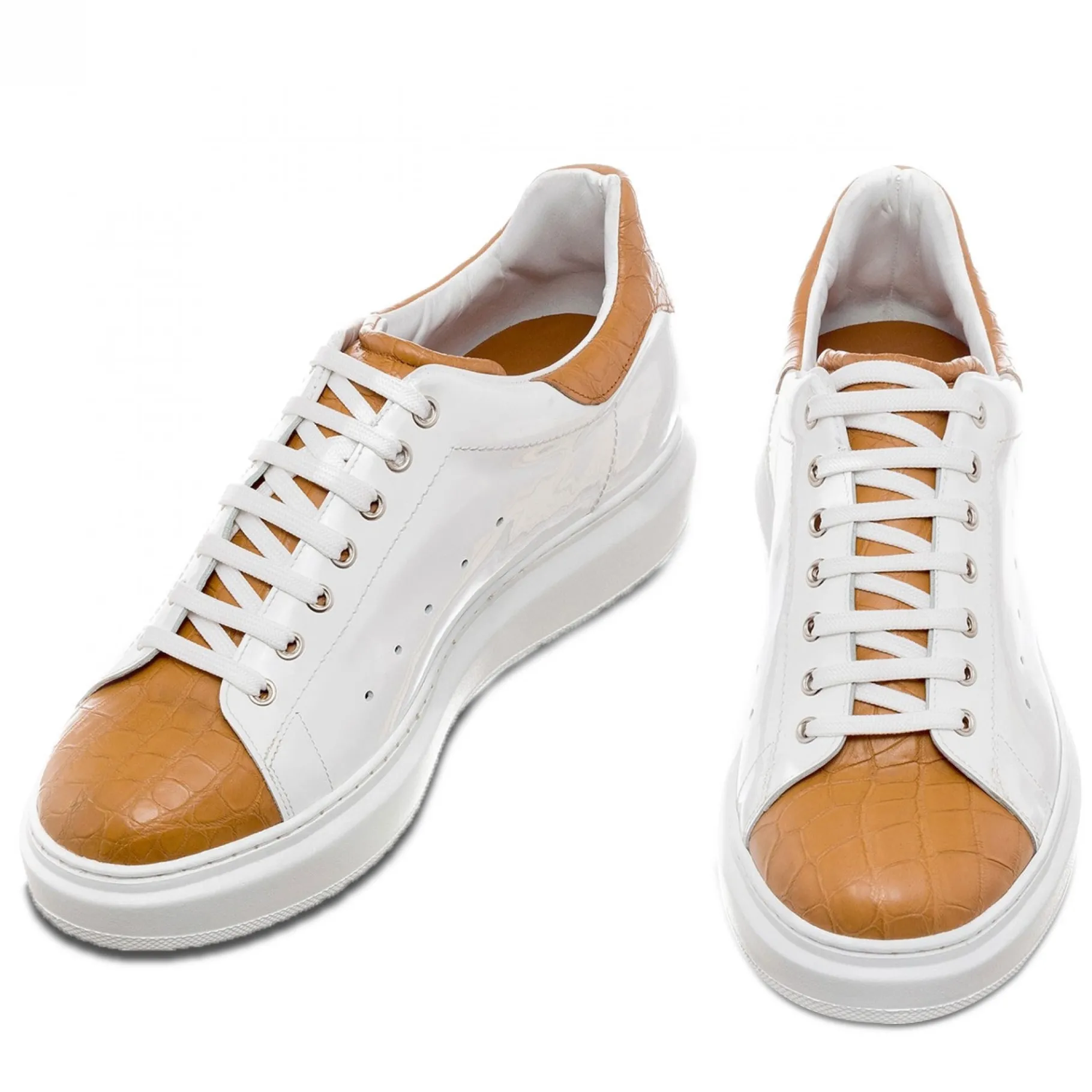 zanzibar__sneakers_con_ri_0.webp Uomo GUIDOMAGGI Scarpe In Pelle Esotica | Sneakers>Zanzibar - Sneakers con rialzo in Mix Pelle da 6 a 8 cm più alto