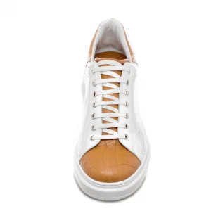 Uomo GUIDOMAGGI Scarpe In Pelle Esotica | Sneakers>Zanzibar - Sneakers con rialzo in Mix Pelle da 6 a 8 cm più alto